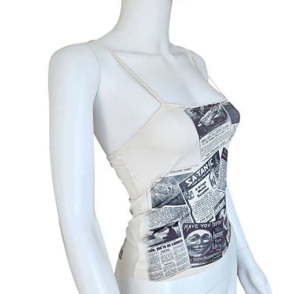 mythsprints rework: breaking news mesh cami - Picture 3 of 9